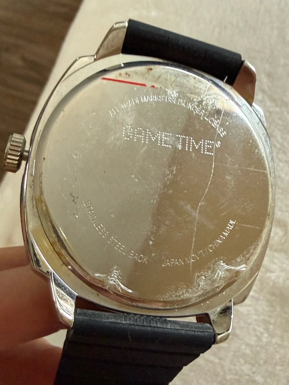 Pittsburgh Steelers Large Face Wristwatch